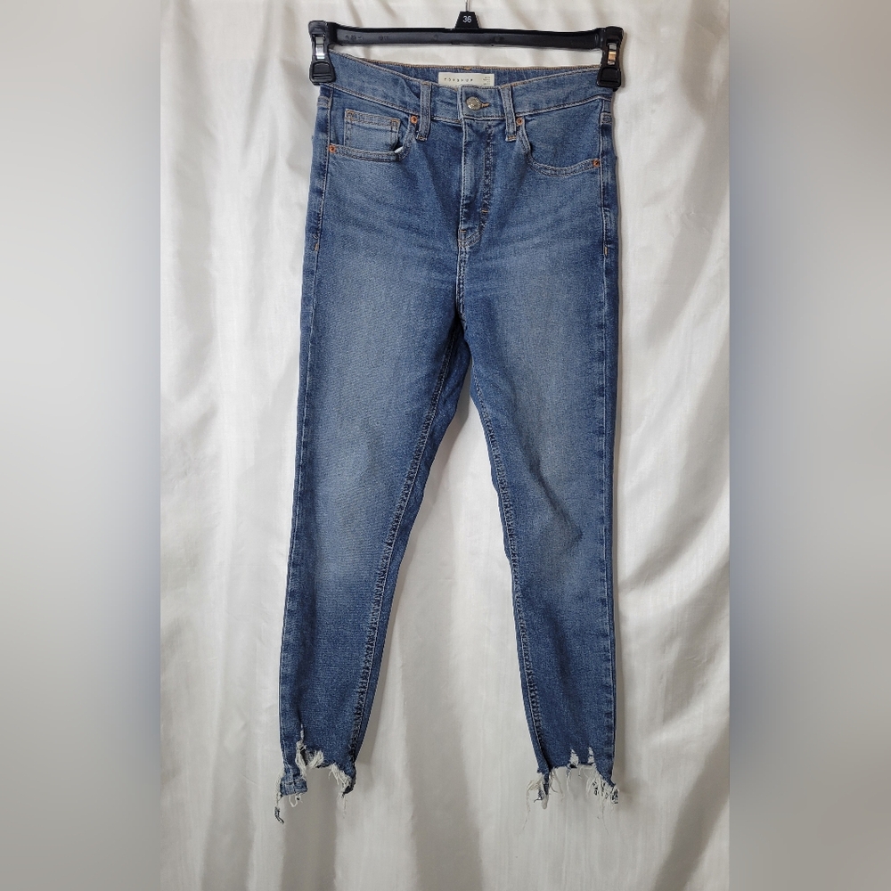 Topshop Jamie deconstructed skinny jeans
